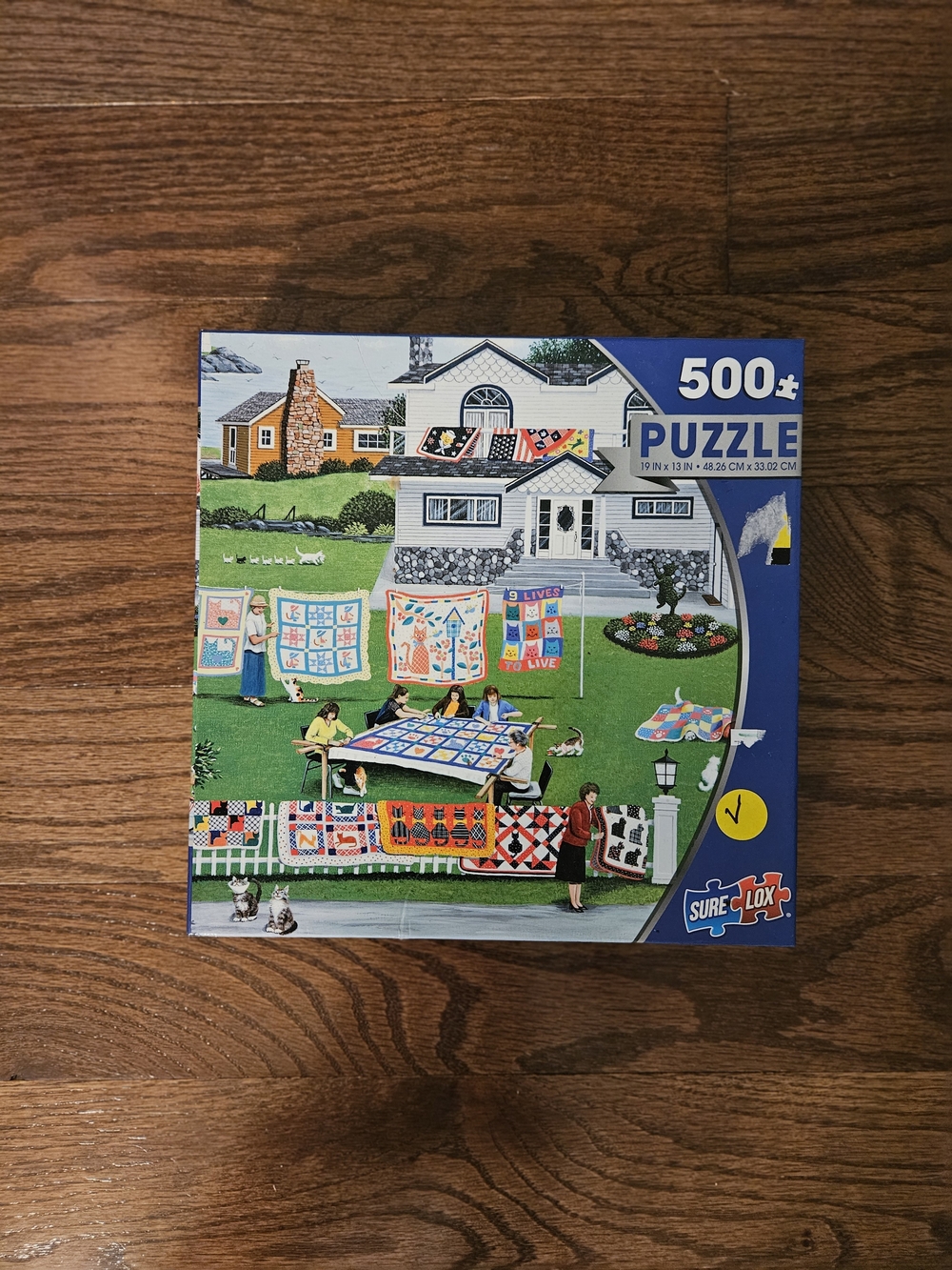500-Piece Quilting Lawn Puzzle
